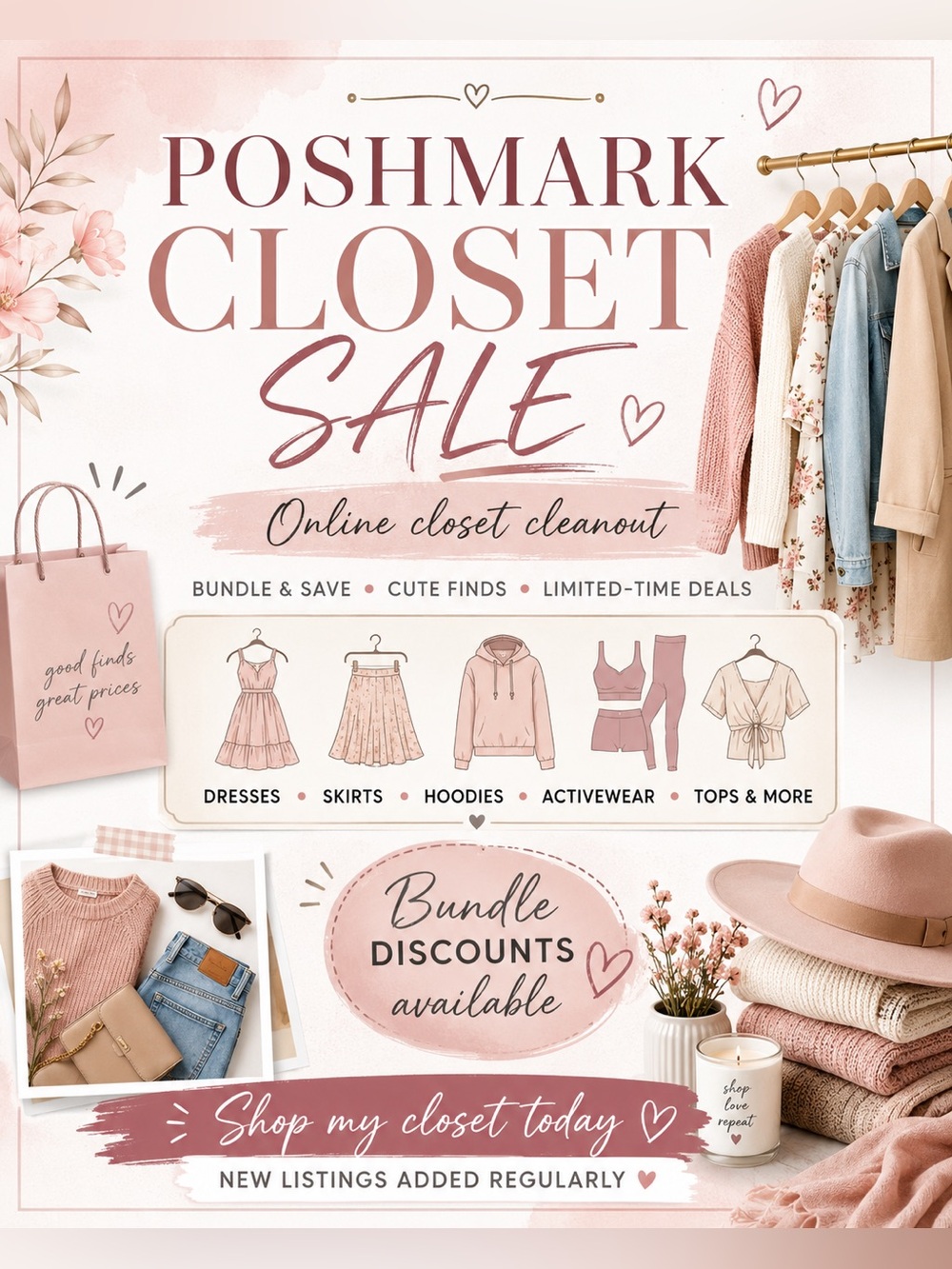 🇨🇦POSHMARK CLOSET CLEANOUT FOR CANADA DAY 🇨🇦
